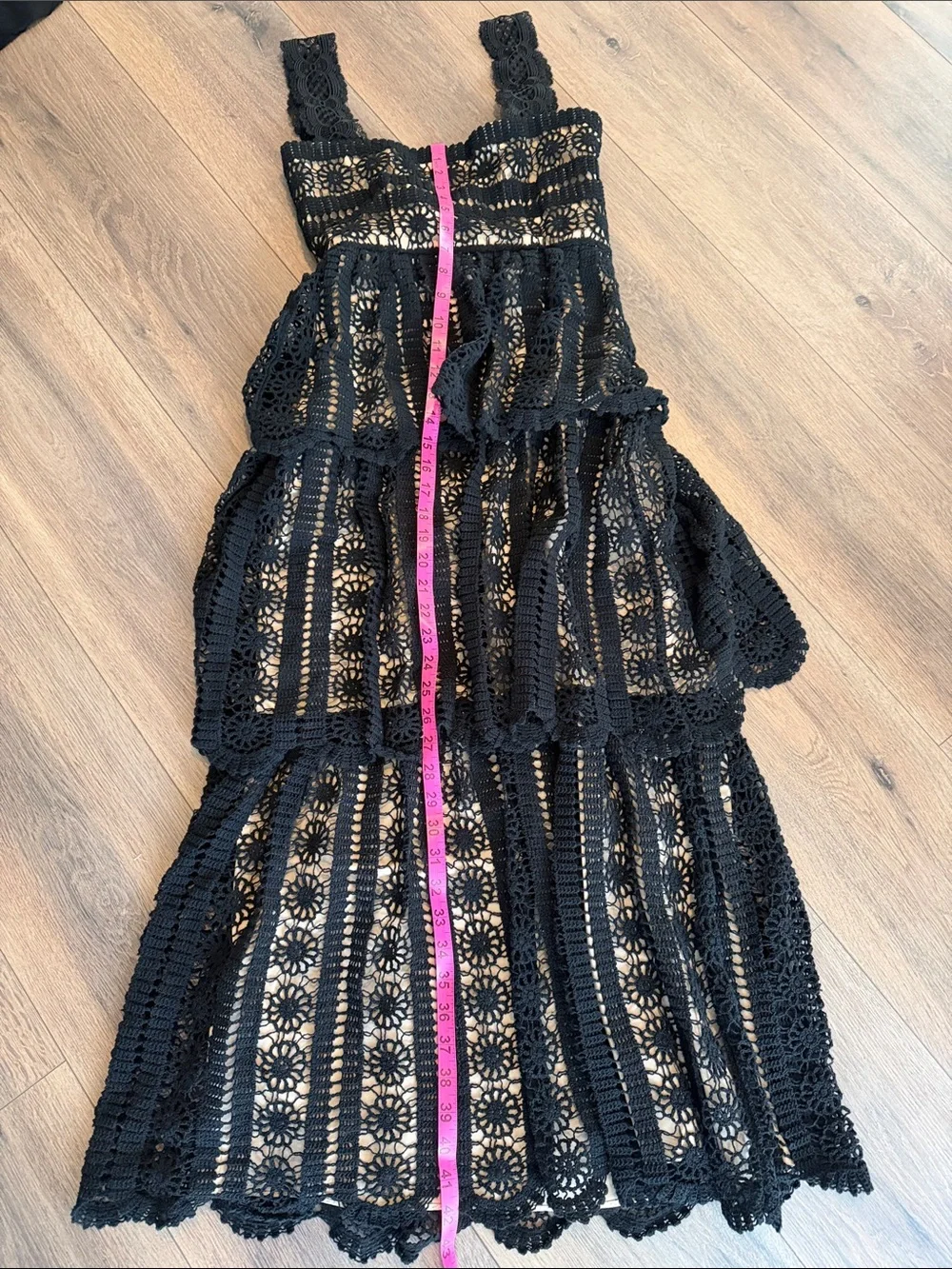 Saylor Krystyna Lace Midi Dress- size XS - Picture 5 of 8